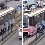Man Trips, Falls Underneath Moving Train, Somehow Survives, on Video