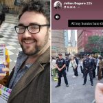 Zohran Mamdani volunteer shares pic showing him giving NYPD cops finger — and he isn’t sorry