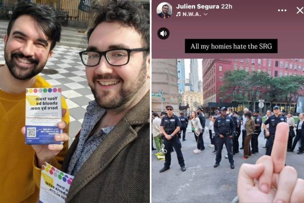 Zohran Mamdani volunteer shares pic showing him giving NYPD cops finger — and he isn’t sorry