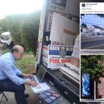 NYC council candidate Phil Wong moves campaign HQ to U-haul truck after losing lease