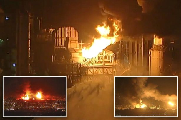 Massive fire breaks out at California oil refinery as residents feel explosion rock area: ‘Thought we got nuked’
