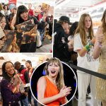 Throng of glitzed-up Taylor Swift fans grab old-school CDs, vinyl at midnight release of pop star’s  ‘The Life of a Showgirl’ album