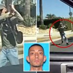 Unhinged man gunned down after charging officer with shovel outside elementary school, wild video shows