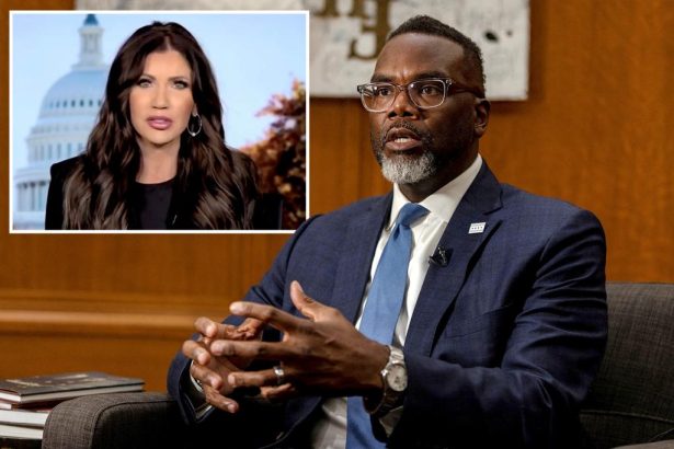 Kristi Noem slams ‘delusional’ Chicago mayor who let city become ‘war zone’ as Trump deploys National Guard