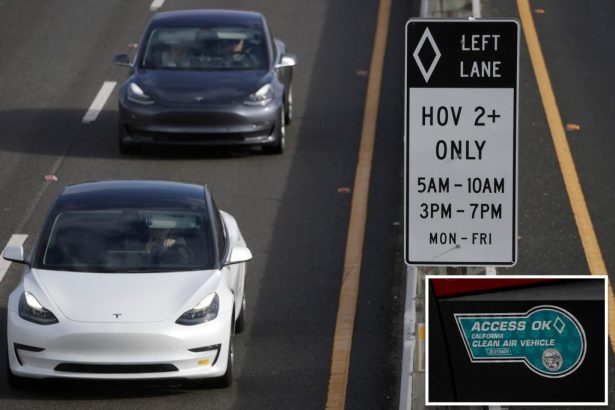 Free ride over for electric vehicles on the Long Island Expressway car pool lanes: ‘This sucks’