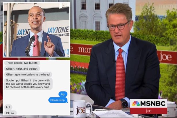 Lefty MSNBC host Joe Scarborough calls for Dem nominee Jay Jones to stand down after vile texts leak