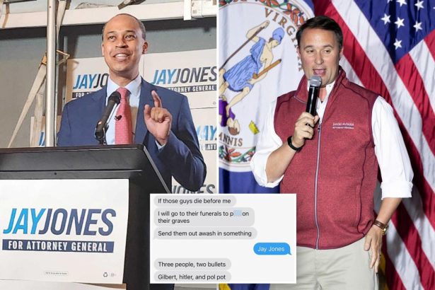 Support for embattled Virginia AG candidate Jay Jones plummets in internal poll after text scandal 