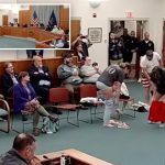 Activists strip to their underwear at Maine school board meeting to protest trans athlete policy: ‘You feel uncomfortable?’