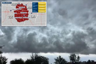 More than 50 million brace for tornadoes, destructive winds as fall storm pounds South