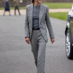 Kate Middleton Walks Backwards in Stilettos Getting Off a Fighter Jet