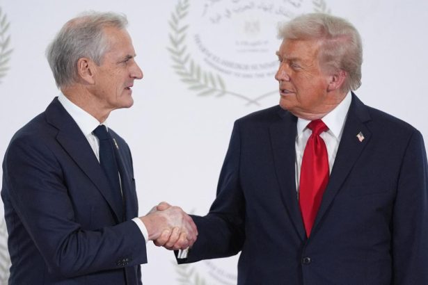 Trump trolls Norway rep over Nobel Peace Prize snub in speech celebrating Israel-Hamas deal