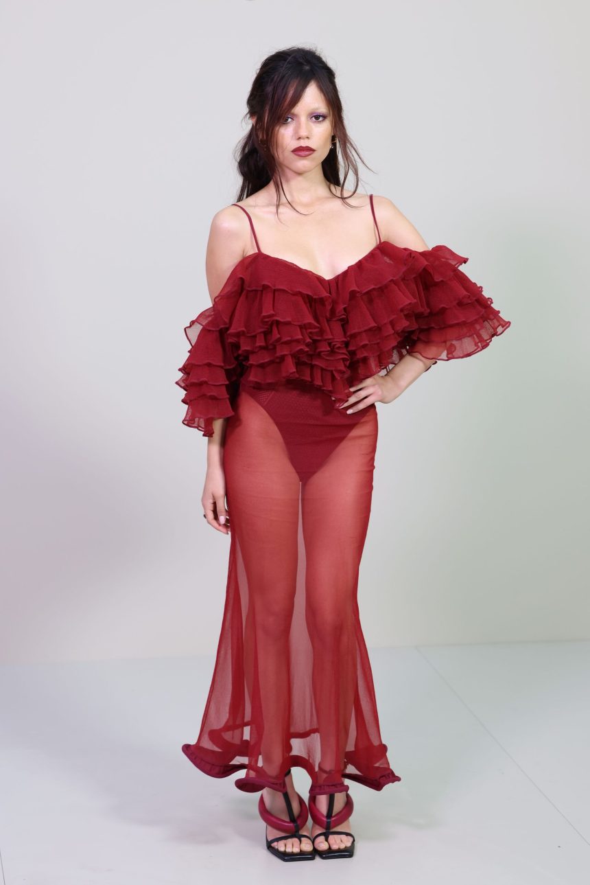 Jenna Ortega Goes for a Tried and True Outfit Formula at Givenchy