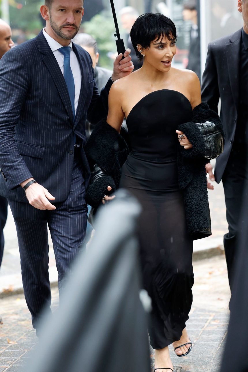 Kim Kardashian Channels Kris Jenner With a Pixie Cut in Paris