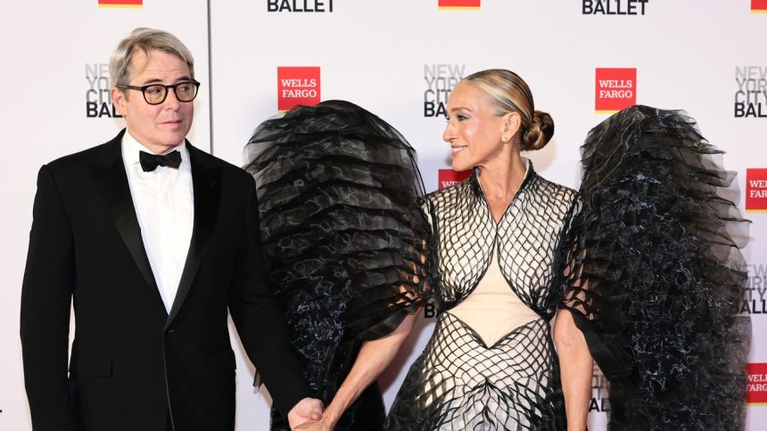 Sarah Jessica Parker Steps Out as a Black Angel at the New York City Ballet’s Fall Fashion Gala