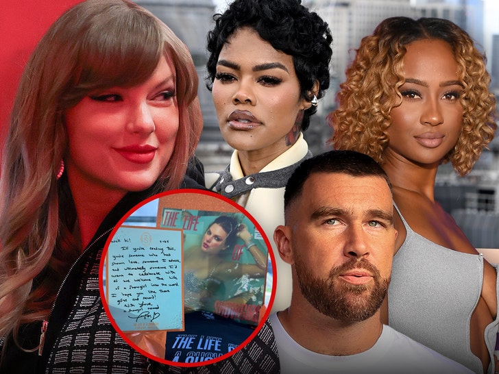 Taylor Swift’s Teyana Taylor Gift Package Sparks Talk Of Travis Kelce Ex Shade