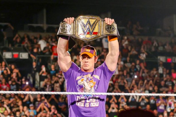 John Cena as the Undisputed WWE Champion [Image Credits: WWE.com]
