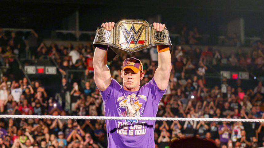John Cena as the Undisputed WWE Champion [Image Credits: WWE.com]