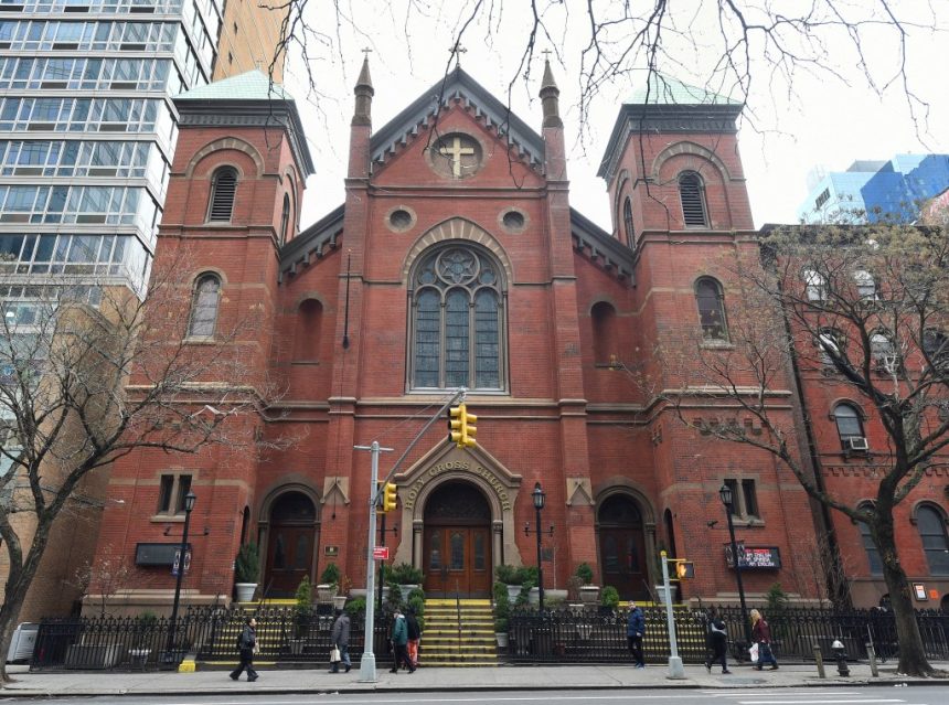 Sinful couple attack, rob worker inside NYC church after he asks them not to block door: cops