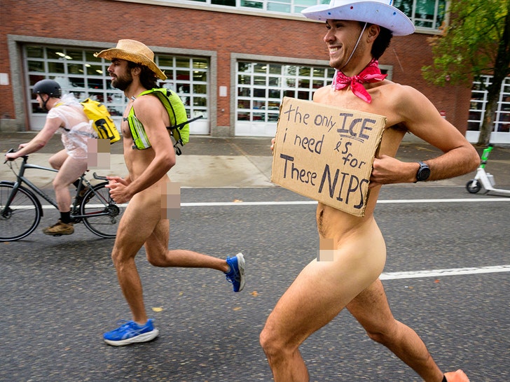 Naked Bike Riders Protest ICE in Portland, Oregon, Check Out Pics