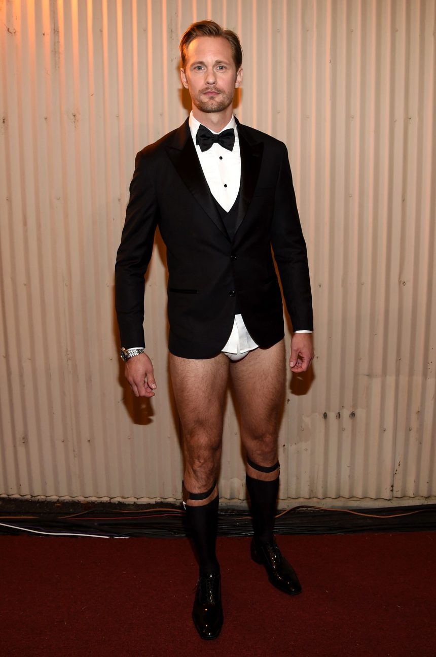 Alexander Skarsgård Expands His Kinky Method Dressing Wardrobe