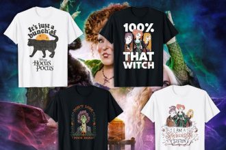 It’s Just a Bunch of Hocus Pocus Tees for Halloween