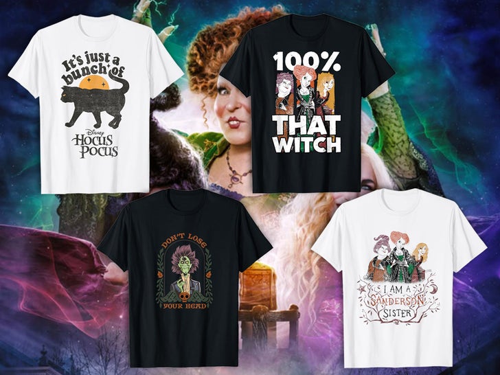 It’s Just a Bunch of Hocus Pocus Tees for Halloween