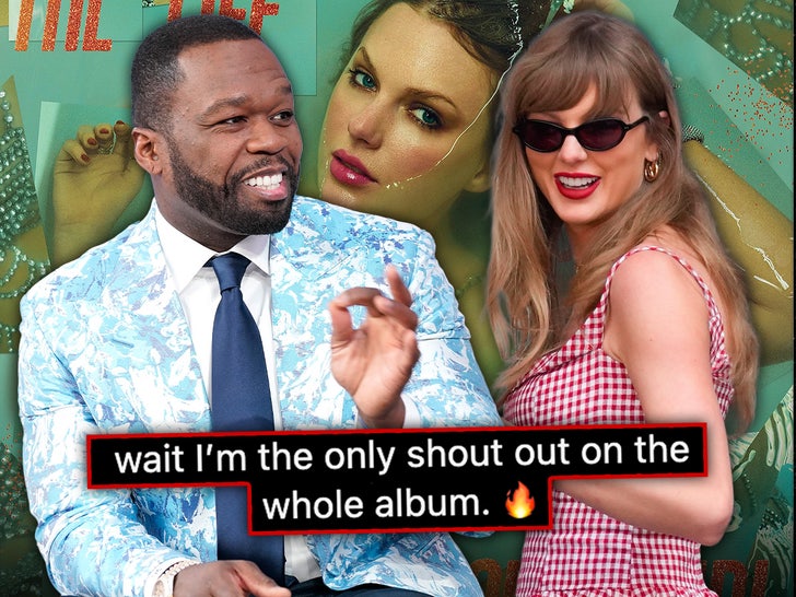 50 Cent Basks as Taylor Swift’s Only Shout-Out on ‘The Life of a Showgirl’