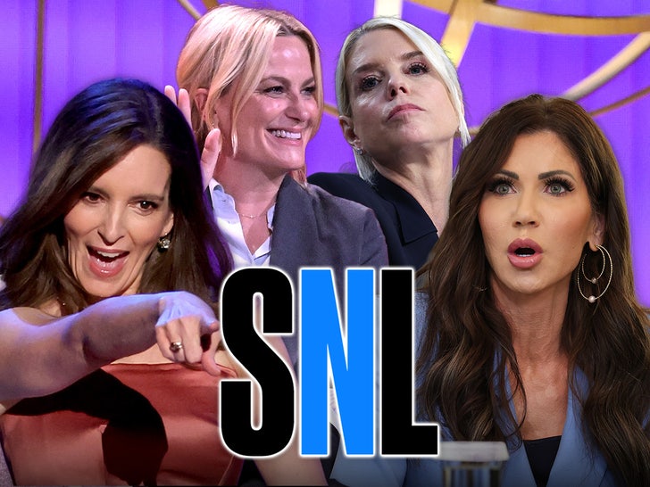 Tina Fey and Amy Poehler Reunite on 'SNL' as Kristi Noem & Pam Bondi
