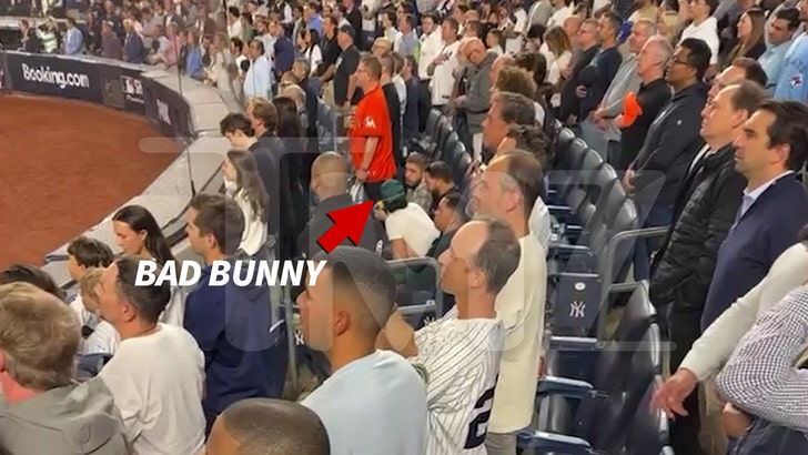 Bad Bunny Remains Seated During ‘God Bless America’ at Yankees Game