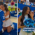 Colts Cheerleader Gets Engaged After BF Sneaks On Field, Proposes During NFL Game