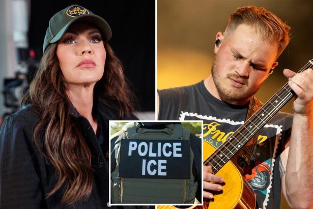 Kristi Noem goes scorched earth on country music star Zach Bryan over anti-ICE song — as singer responds to backlash