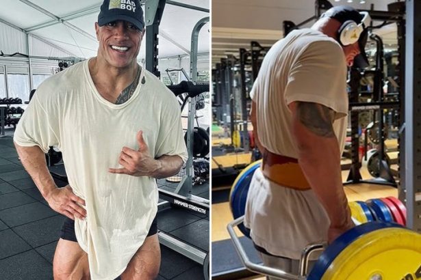 'Smash' Through These Dwayne Johnson Workout Shots!