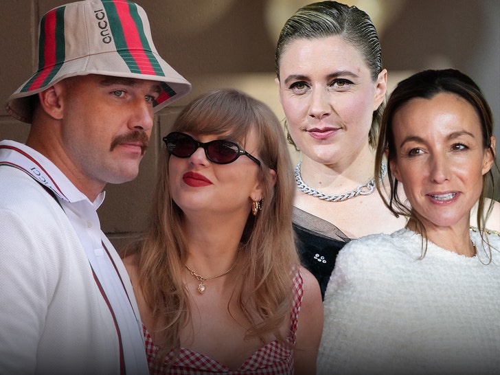 Taylor Swift Says Travis Kelce Mistook Hugh Grant's Wife For Greta Gerwig
