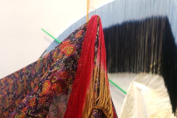 A Textile Show Ruptures, Cascades, and Bleeds 