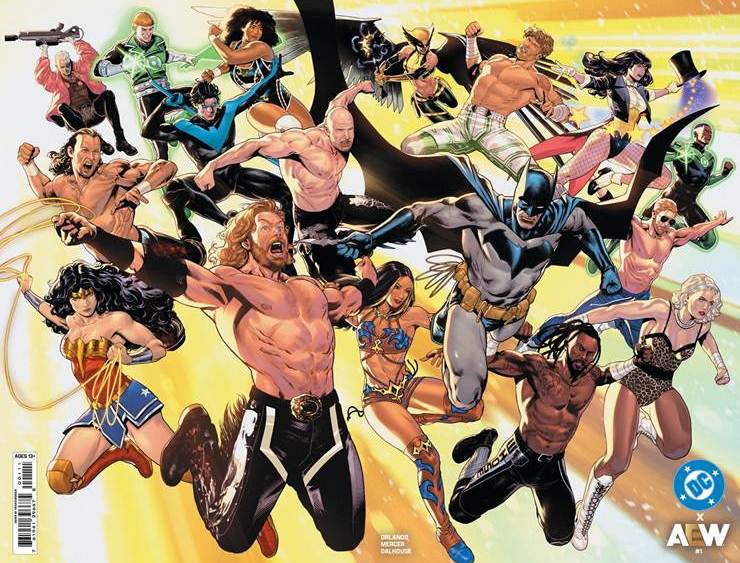 AEW Sets DC Comics Crossover Event Featuring The Justice League