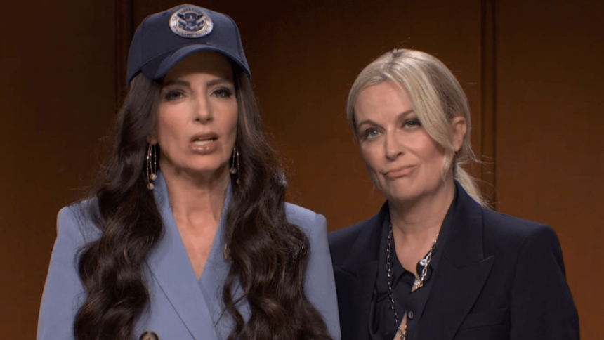 Amy Poehler and Tina Fey Skewer Pam Bondi and Kristi Noem in ‘SNL’ Opening, Mock Jeffrey Epstein Files, ICE Agents and Dog-Shooting Scandal