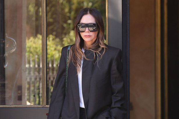 So Nice She Did It Twice: Victoria Beckham Suits up for Fall