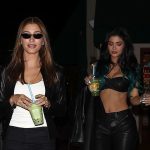 Kylie Jenner and Hailey Bieber Relive the 2010s With Teal Hair and Green Tea Boba