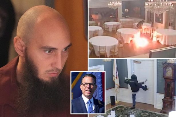 Cody Balmer sentenced to 25 to 50 years for burning down Pennsylvania Gov. Josh Shapiro’s mansion