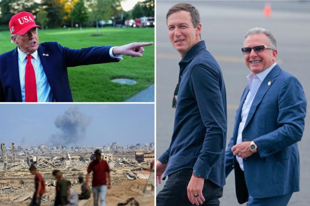 Trump says Gaza peace talks going ‘very well’ as Steve Witkoff and Jared Kushner aim to seal deal