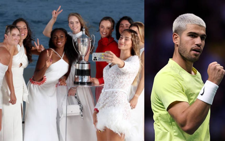 Coco Gauff, Aryna Sabalenka-led WTA Finals under fire after ‘sad’ photoshoot; Carlos Alcaraz shakes off Paris Masters loss with much-needed break in Spain Coco Gauff, Aryna Sabalenka-led WTA Finals under fire after ‘sad’ photoshoot; Carlos Alcaraz shakes off Paris Masters loss with much-needed break in Spain