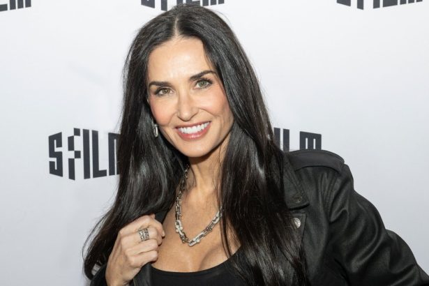 Demi Moore’s Fall-Coded Plaid Blazer Looks Is  on Amazon