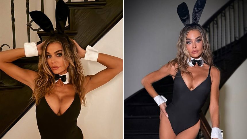 Denise Richards Sizzles as Playboy Bunny for Halloween Denise Richards Sizzles as Playboy Bunny for Halloween