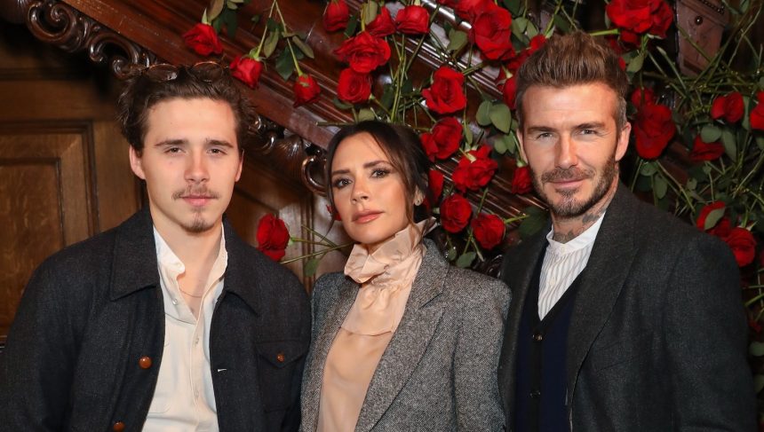Victoria Beckham Paris Fashion Week Message to Kids, Except Brooklyn
