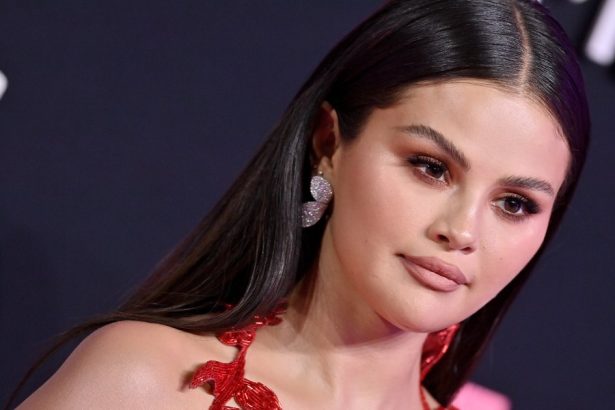 Selena Gomez Uses This  Drugstore Polish for ‘Sexy’ Red Nails