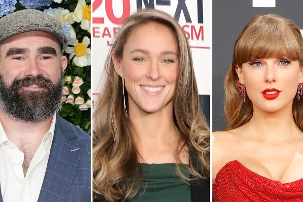 Kylie Kelce Has Hilarious Reaction to Taylor Swift’s New Song ‘Wood’