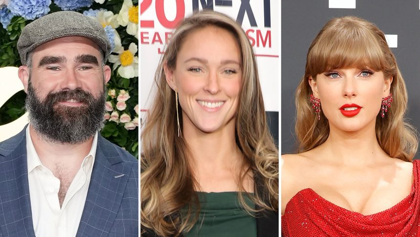 Kylie Kelce Has Hilarious Reaction to Taylor Swift’s New Song ‘Wood’