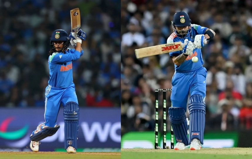 Jemimah Rodrigues vs Virat Kohli Jemimah Rodrigues vs Virat Kohli