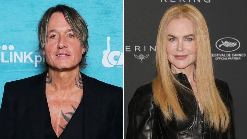 Keith Urban Includes Nicole Kidman and Daughters in Concert Slideshow