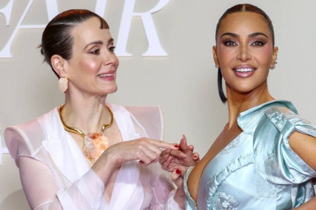 Kim Kardashian Tries to Convince Sarah Paulson the Moon Landing Was Fake